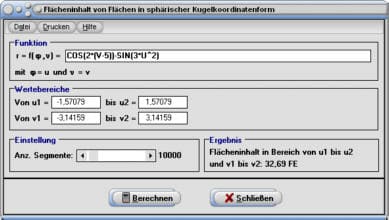 MathProf - Kugelflächenfunktionen - Spherical harmonics - Funktionen - Flächen - Kugelkoordinaten - Berechnen - Darstellen - Plotten - Graph - Grafik - Zeichnen - Schaubild