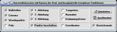 MathProf - Ableitung - 1. Ableitung - 2. Ableitung - 3. Ableitung - Ableitungsfunktionen - Ableitungsfunktion - Lokale Minima - Lokale Maxima - Extrema - Komplex - Realteil - Imaginärteil - Real - Imaginär - Rechner - Berechnen - Plotter - Darstellen
