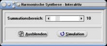 MathProf - Harmonische Synthese - Gesamtfunktion - Teilfunktion - Teilfunktionen - Summieren - Summation - Sägezahnkurve- Rechner - Berechnen - Darstellen - Zeichnen