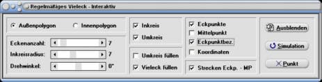 MathProf - Vieleck - Fläche - Diagonalen - Formeln - Winkelsumme - N-Eck - Flächeninhalt  - Fläche Innenwinkel - Innenwinkelsumme - Fläche - Rechner - Berechnen - Zeichnen