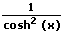 1. Ableitung von tanh(x)