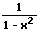 1. Ableitung von artanh(x)