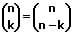 Binomialkoeffizient - Eigenschaften - Regel - 3