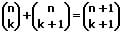 Binomialkoeffizient - Eigenschaften - Regel - 4