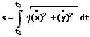 MathProf - Integral - Bogenlänge - Parameterform - Kurve - Kurvenstück - Bogen - Formel