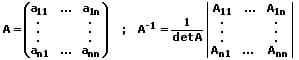 MathProf - Inverse Matrix - Definition - Rechner