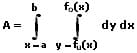 MathProf - Doppelintegral - Fläche - Flächeninhalt - Formel - Rechner - Berechnen -1
