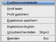 MathProf - Menü - Datei - Grafik