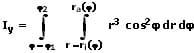MathProf - Flächenträgheitsmoment - Flächenmoment - Trägheitsmoment - Formel - Rechner - Berechnen - Polar - Polarkoordinaten - 2
