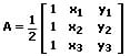 MathProf - Fläche - Flächeninhalt - Dreieck - 3 - Punkte - Formel