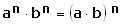 Multiplikation von Potenzen mit gleichem Exponenten