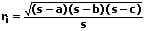 MathProf - Dreieck - Inkreis - Radius - Formel