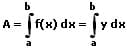 MathProf - Integral - Flächeninhalt - Kartesisch - Formel