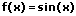 Integralrechnung Funktion sin(x)