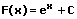 Integralrechnung Stammfunktion e^x