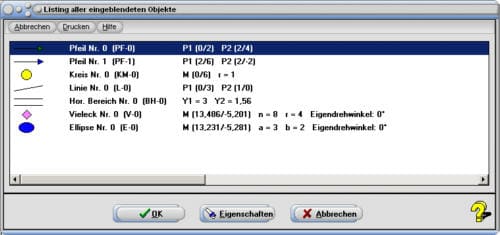 MathProf - Geometrische Objekte zeichnen - Rechteck - Dreieck - Vieleck - Kreis - Ellipse - Plot - Graph