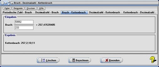 MathProf - Periodische Zahlen - Kettenbruch - Dezimalzahlen - Als Bruch schreiben - Abbrechende Dezimalzahl - Umrechnen - Periode - Rechner - Berechnen - Gewöhnlicher Bruch - Gemeiner Bruch - Gemeine Brüche - Kommazahlen - Dezimalzahlen - Umwandeln - Umrechnung - Bilden - Regeln - Darstellung - Dezimalzahl - Dezimalbrüche multiplizieren