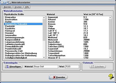 MathProf - Volumenausdehnung - Wärmeleitfähigkeit - Wärmekapazität - Berechnen - Tabelle - Liste - Einheit - Einheiten