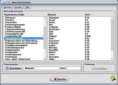 MathProf - Schmelztemperaturen - Siedetemperaturen - Luftwiderstand - Permeabilitätszahl - Permeabilität - Permittivität - Relative Permittivität - Tabelle - Einheit