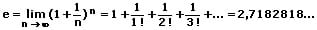MathProf - Grenzwert - Eulersche Zahl - Limes