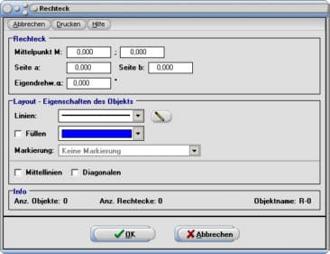 MathProf - Geometrische Objekte - Zeichnen - Rechteck - Darstellung - Geometrische Figur