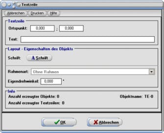 MathProf - Geometrische Objekte - Zeichnen - Textzeile - Darstellung - Geometrische Figur