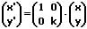 Affine Abbildung - Orthogonale Affinität  - Matrix