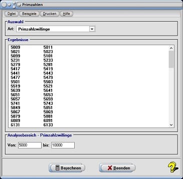 MathProf - Primzahltabelle - Primzahlen - Übersicht - Primzahlen bis 10 - Primzahlen von 1 bis 100 - Primzahlen bis 200 - Primzahlen bis 300 - Primzahlen bis 500 - Primzahlen bis 1000 - Primzahlen bis 10000 - Rechner - Berechnen - Differenz - Pseudo-Primzahlen - Sophie-Primzahlen - Fastprime Zahlen - Tabelle - Liste