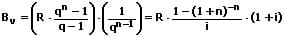 MathProf - Rente - Formel - Barwert - Vorschüssig