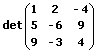 MathProf - Sarrus-Regel 3