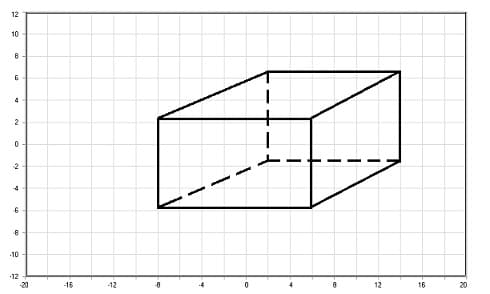 MathProf - Schrägbild - Schrägbilder - Schrägriss - Verzerrungswinkel - Verzerrungsfaktor - Zeichnen - Darstellen - Quader