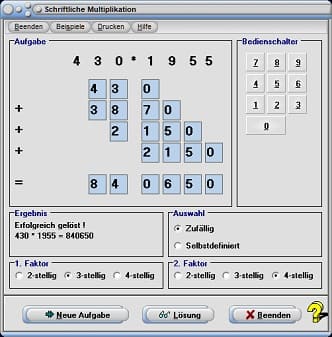 MathProf - Schrittweise multiplizieren - Schrittweises Multiplizieren - Schrittweise Multiplikation - Multiplikation natürlicher Zahlen - Verdoppeln - Verdoppelung - Mal - Malnehmen - Zweistellige Zahlen - Dreistellige Zahlen - Vierstellige Zahlen - Fünfstellige Zahlen - Sechsstellige Zahlen - Produkt zweier Zahlen - Lösungsweg - Berechnen - Rechner