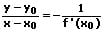 MathProf - Normale - Gleichung - Normalengleichung - Steigung