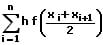 MathProf - Summierte Mittelpunktsregel - Formel