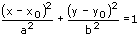 Kegelschnitt - achsparallel - Gleichung  - 2