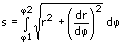 Parameterform - Bogenlänge - Gleichung  - 1