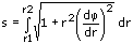 Parameterform - Bogenlänge - Gleichung  - 2