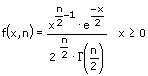 Chi2-Verteilung - Gleichung - 1