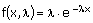 Exponentialverteilung - Gleichung - 1