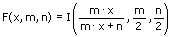 F-Verteilung - Gleichung - 2