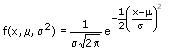 Gauss-Verteilung- Gleichung - 1