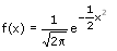 Standard-Normalverteilung- Gleichung - 1