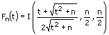 Student-t-Verteilung - Gleichung - 2