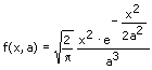 Maxwell-Verteilung - Gleichung - 1