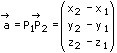 Komponente - Vektor - Gleichung 1