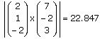 Vektorprodukt - Gleichung 6