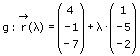 Gerade - Raum - Vektor - Gleichung - 8