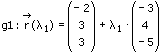 Gerade - Raum - Vektor - Gleichung - 10