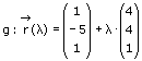 Gerade - Raum - Vektor - Gleichung - 9
