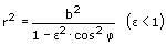 MathProf - Kegelschnitt - Polar - Polarkoordinaten - Polarform - Pol - Formel - Ellipse - 1
